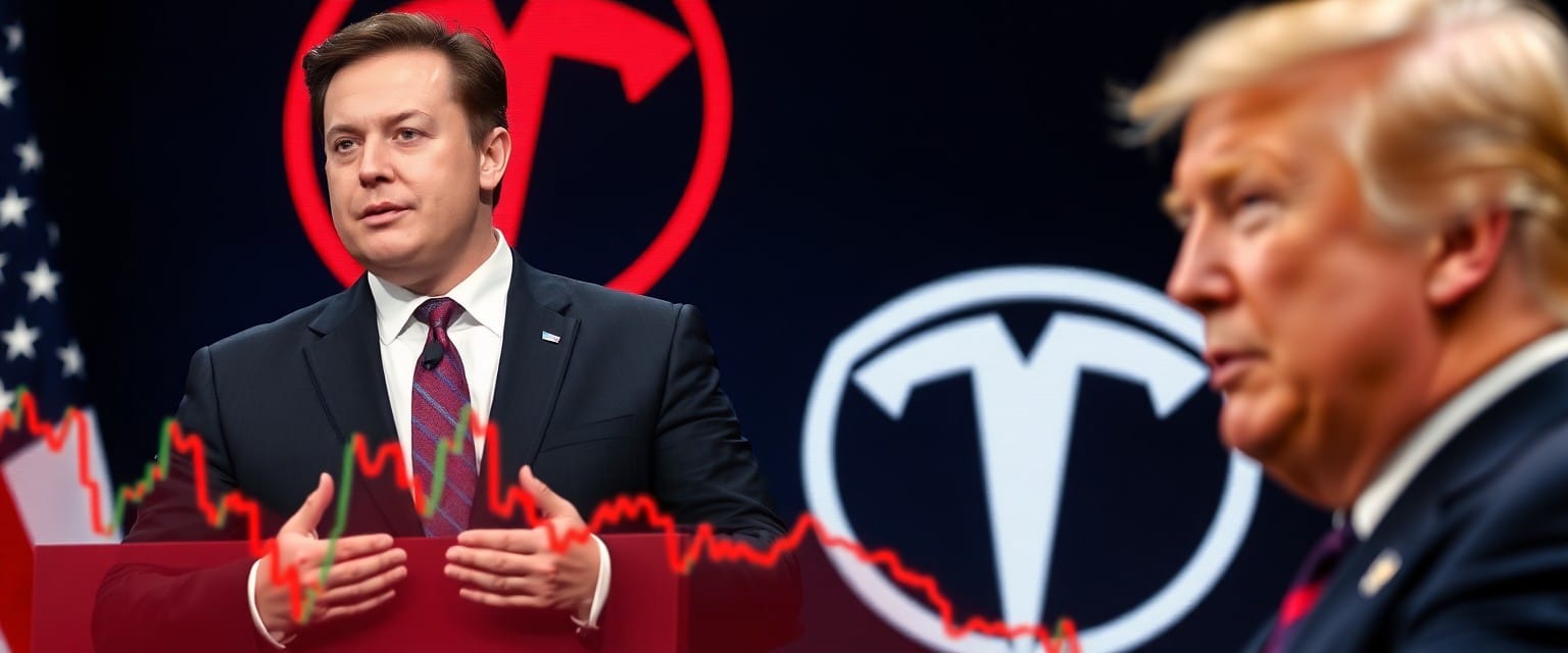Elon Musk announcing the formation of the 'America Party' at a press conference