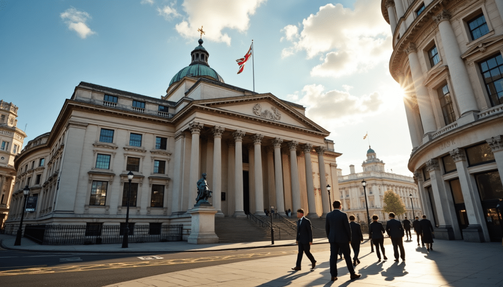 Bank of England headquarters representing the UK bonus cap removal reforms in 2025.