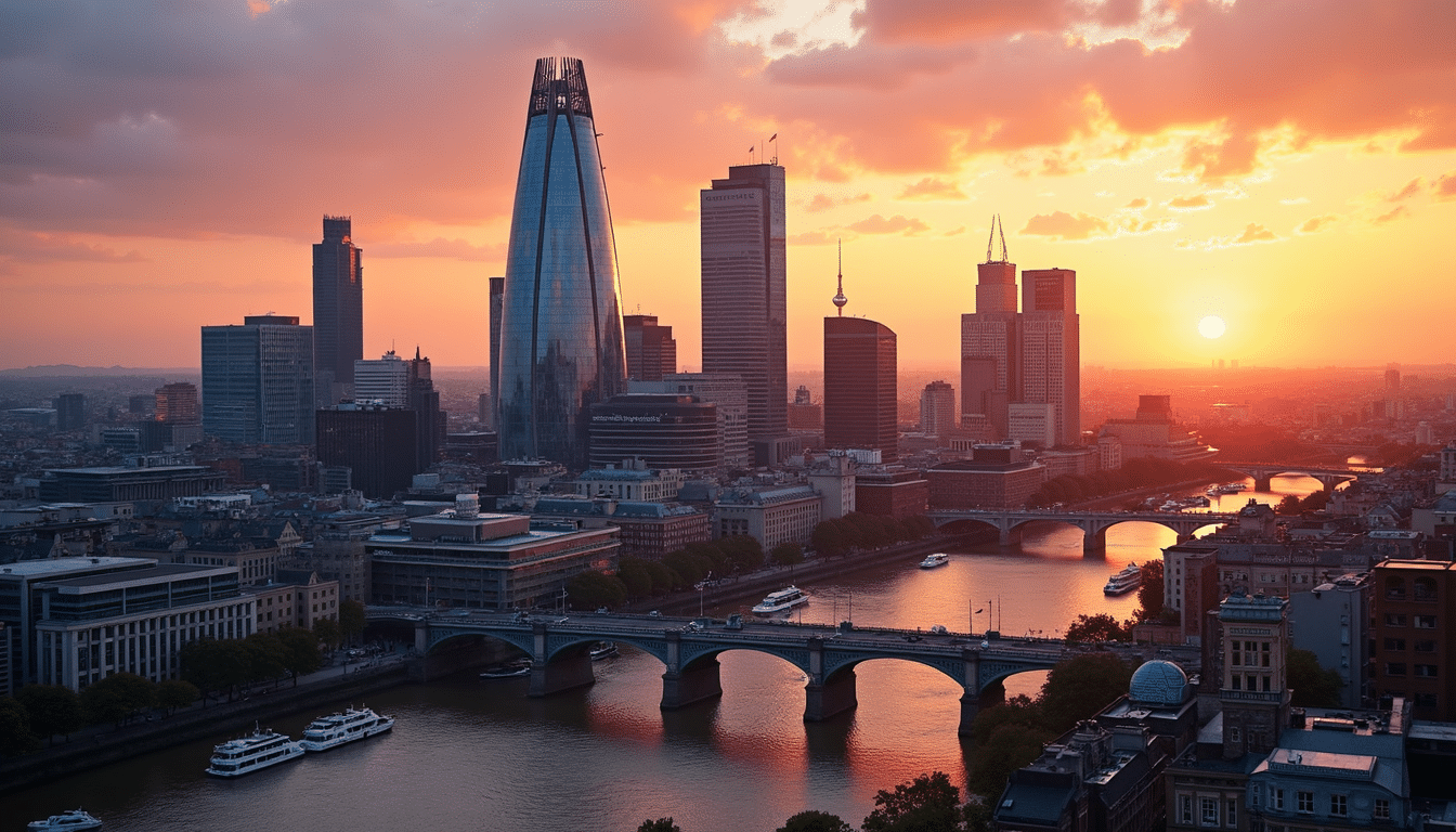 London financial district skyline representing the new era after the UK bonus cap removal.