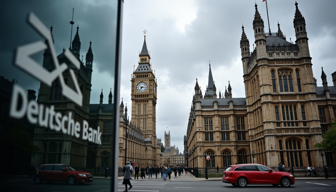 Royal Courts of Justice in London representing Deutsche Bank lawsuits filed by former bankers in 2025.